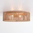 Robian ceiling light with hand-woven paper rope shade - natural