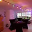 Complete festoon light set with LED bulbs in 5 colours