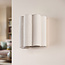 Wall light Masja with pleated linen shade