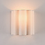 Wall light Masja with pleated linen shade