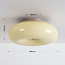 Ceiling light Rosalie with beige glass
