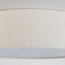 Paulina Ceiling Light with Ribbed Velvet Shade - Beige
