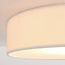 Paulina Ceiling Light with Ribbed Velvet Shade - Beige