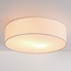 Ceiling light Jantine with fabric shade - beige