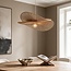 Janah Pendant Light with Hand-Woven Paper Shades - Beige