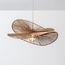 Janah Pendant Light with Hand-Woven Paper Shades - Beige