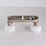 ceiling light Odelle - beige with 2 adjustable shades, ribbed glass