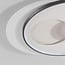 Ceiling lamp Eclipse 3-step dimmable LED in white and grey