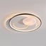 Ceiling lamp Eclipse 3-step dimmable LED in white and grey