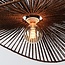 Pendant light Janah with hand-woven paper shades - white