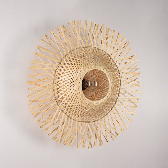 Wall light Shirley made of bamboo - natural