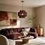 Sumi pendant light with hand-woven shade – brown