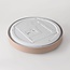 3-step dimmable LED ceiling light Sarinda with marble effect - taupe