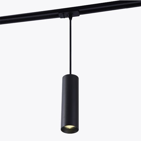 Suspended track spotlights