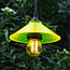 Shade for festoon bulbs in yellow