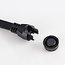 Branch connector for festoon lighting cables in black