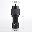 Connection connector for festoon lighting cables in black