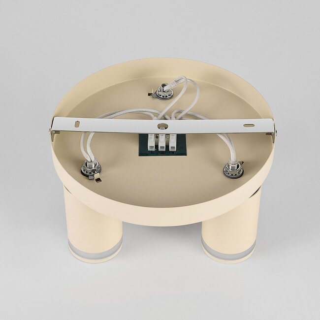 3-light ceiling spotlight Focalo with adjustable spotlights in pearl white