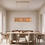 Pendant light Hema with wooden shade - natural