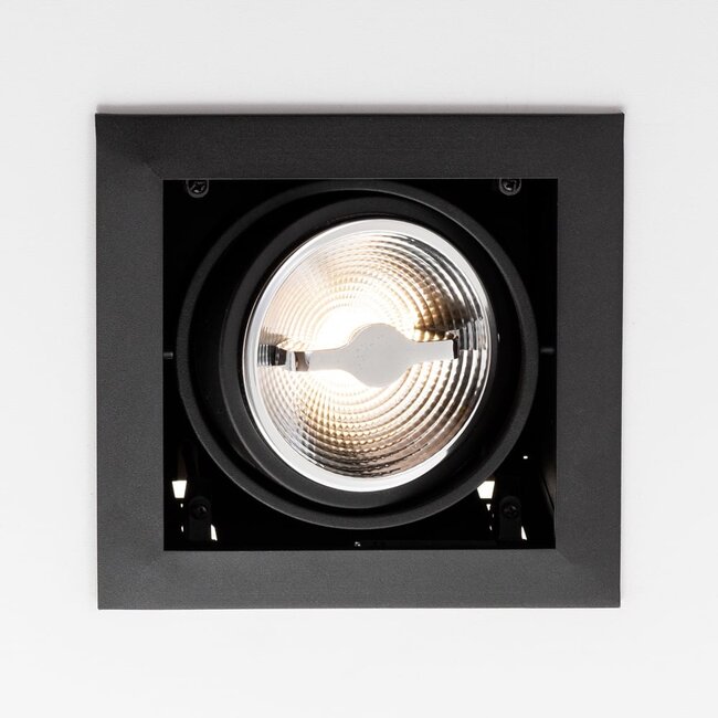 AR111 adjustable recessed spotlight Carter in black