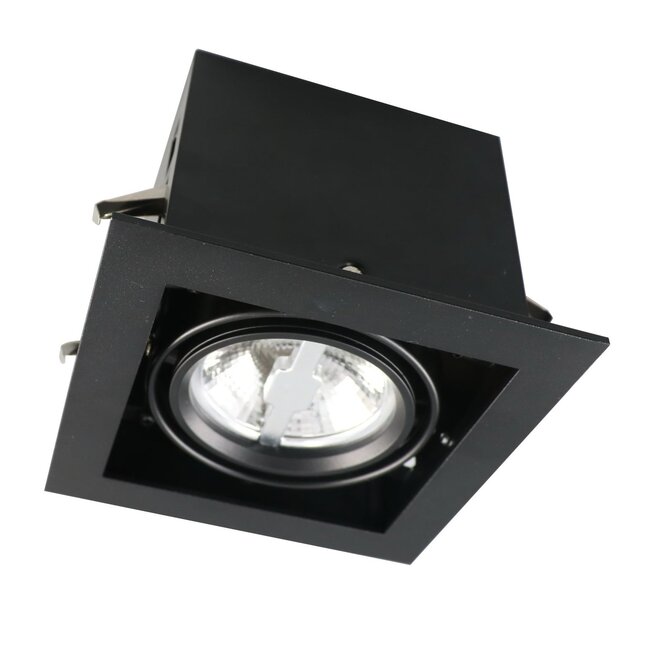 AR111 adjustable recessed spotlight Carter in black