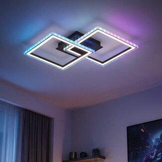 Ceiling lamp Mare with RGBW, remote control and memory function