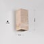 Wall light Brian made of travertine (natural stone) - up & down
