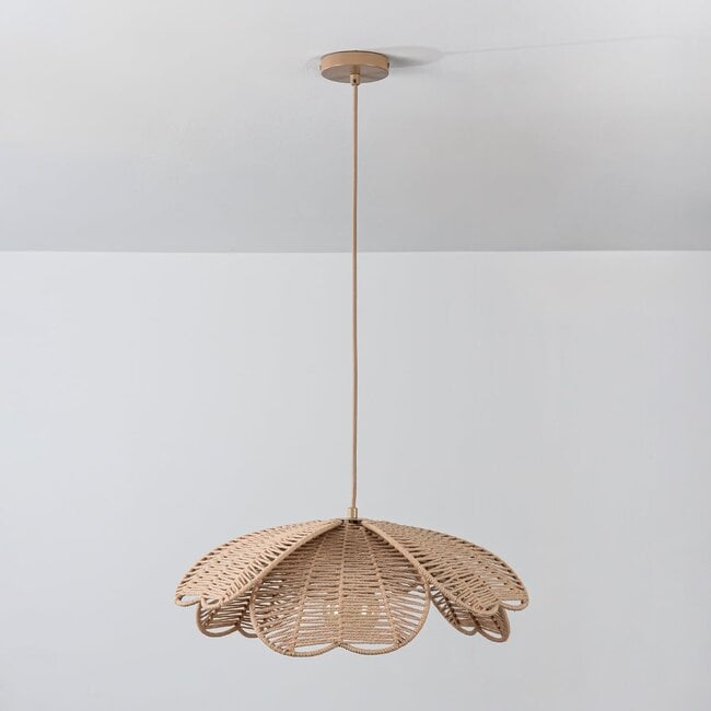pendant light Solune - natural cotton rope
