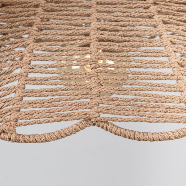 pendant light Solune - natural cotton rope