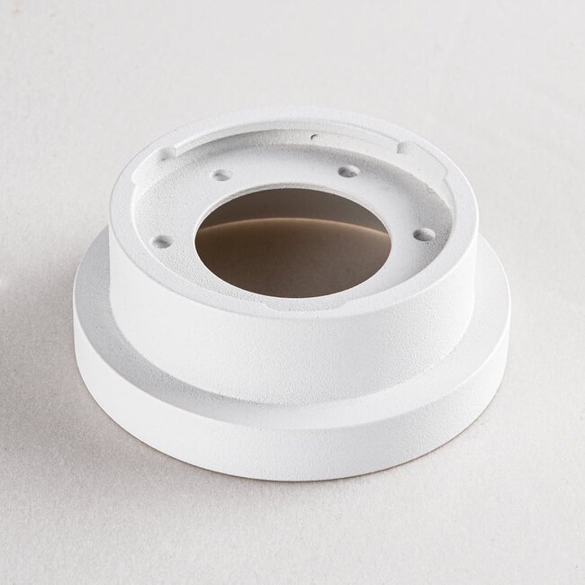 Meya 9W recessed spotlight with flat trim (style 1) in white