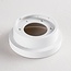Meya 9W recessed spotlight with flat trim (style 1) in white