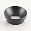 Meya 9W recessed spotlight with flat trim (style 1) in black
