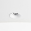 Meya 9W recessed spotlight with curved trim (style 2) in white