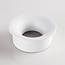 Meya 9W recessed spotlight with curved trim (style 2) in white