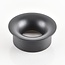 Meya 9W recessed spotlight with curved trim (style 2) in black