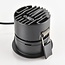 Meya 9W recessed spotlight with baffle trim (style 4) in black