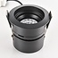 Meya 9W recessed spotlight with baffle trim (style 4) in black