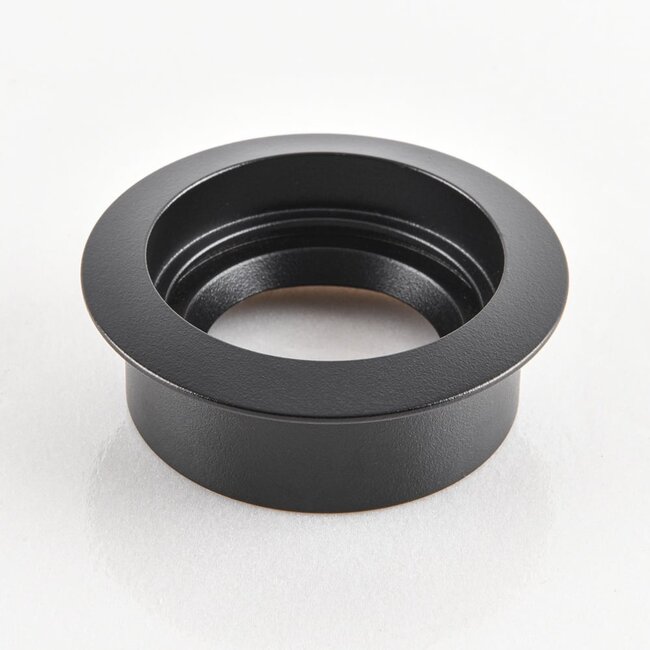 Meya 9W recessed spotlight with baffle trim (style 4) in black