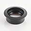 Meya 9W recessed spotlight with baffle trim (style 4) in black