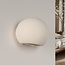 Wabi-Sabi wall light Bolia made of cement - white