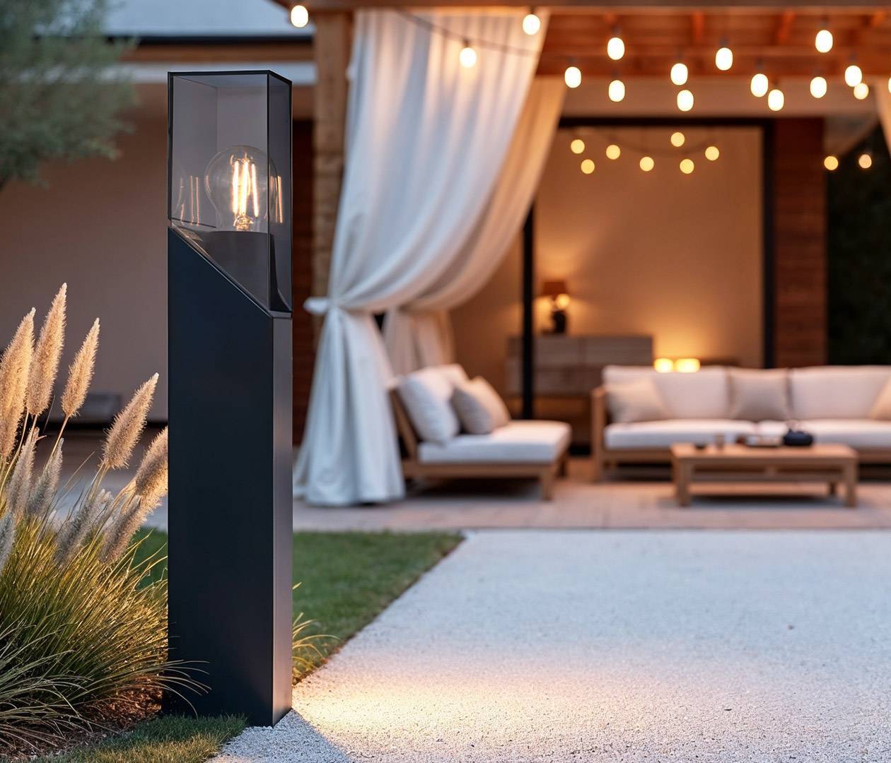 Outdoor bollard lights