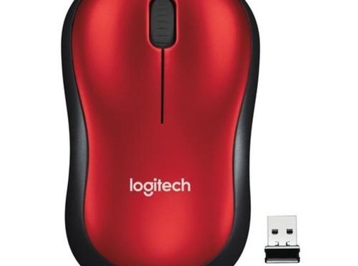 Logitech LOGITECH M185 Wireless Mouse Red