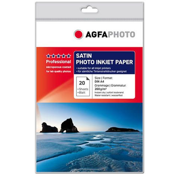 AgfaPhoto AgfaPhoto Foto papier 1 pak 20 vel 260 grams Inktjet satijn