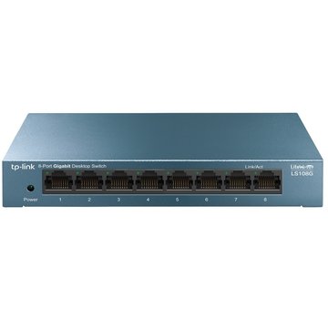 TP-Link TP-Link LS108G - 8- Port Desktop Switch - Metalen behuizing