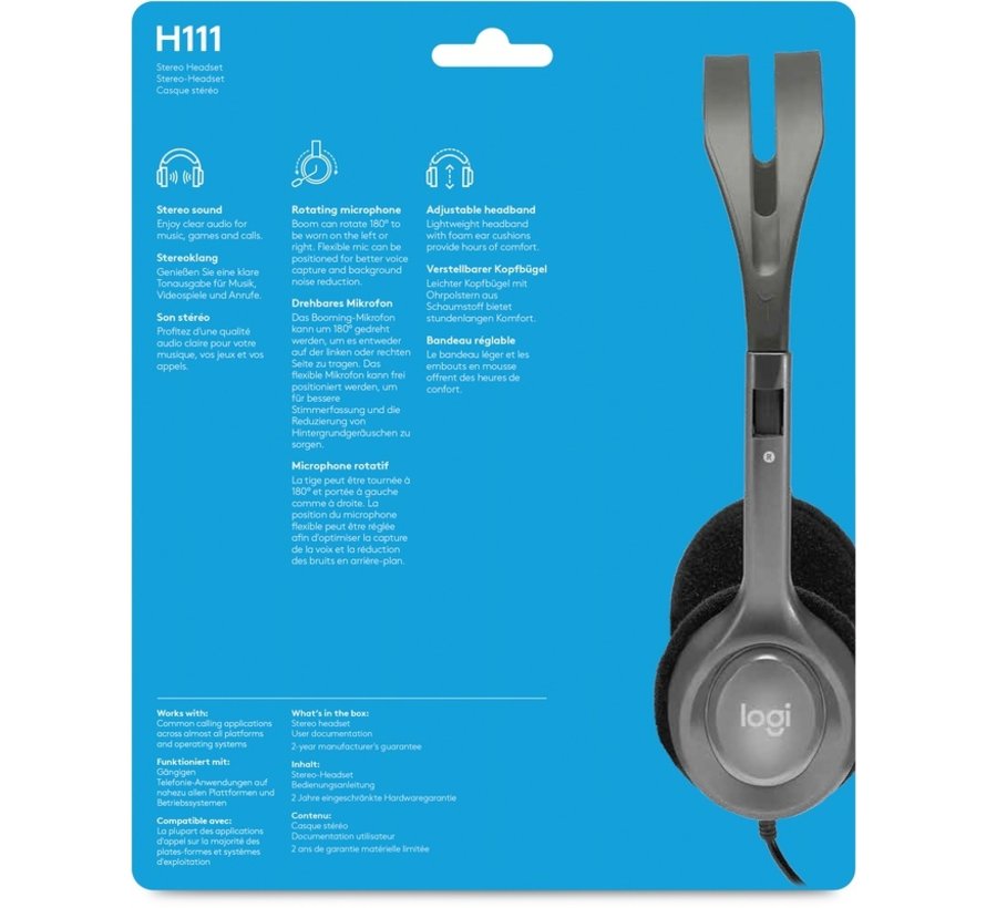 Logitech H111 Stereo Headset