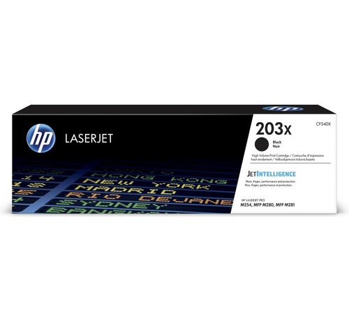 Hewlett Packard HP No.203X Zwart 3.200 pagina`s (Origineel)