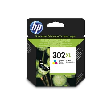 Hewlett Packard HP 302XL (F6U67AE) inkjet 3-kleuren (origineel)