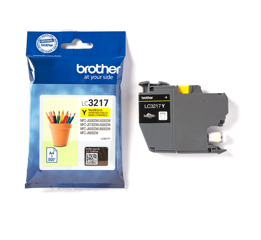 Brother LC-3217Y Geel 550 pagina's (Origineel)