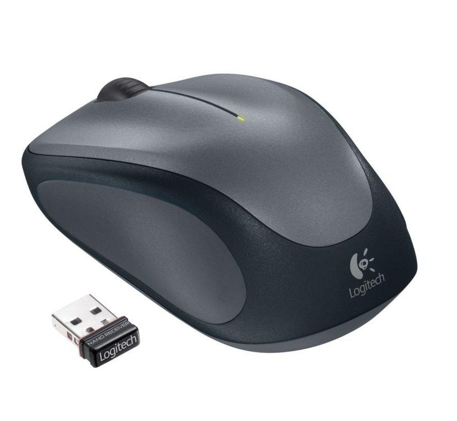 Logitech Wireless Mouse M235 (Donkergrijs)