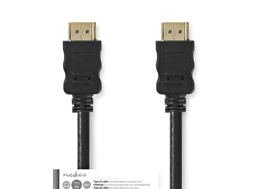 Nedis Nedis - HDMI 20 Meter met Ethernet zwart